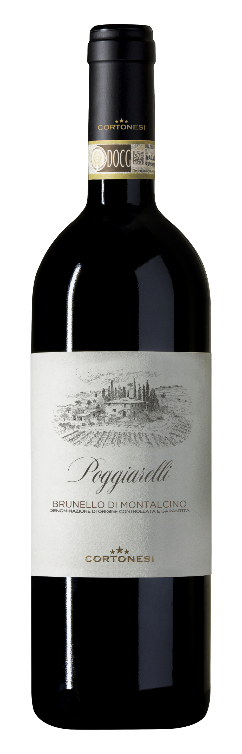 Cortonesi Poggiarelli Brunello di Montalcino 2017 Red Wine from Italy - 750ml