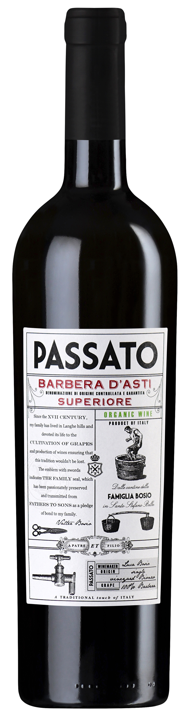 2020 Passato Organic Barbera d’Asti