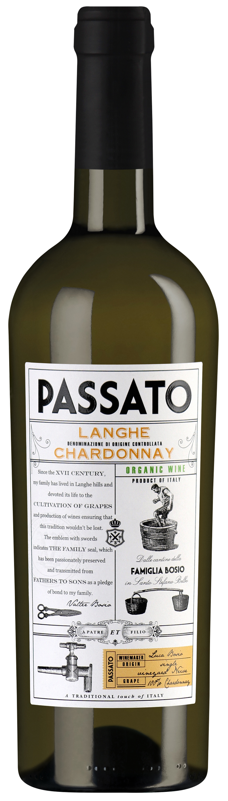 2021 Passato Organic Langhe Chardonnay