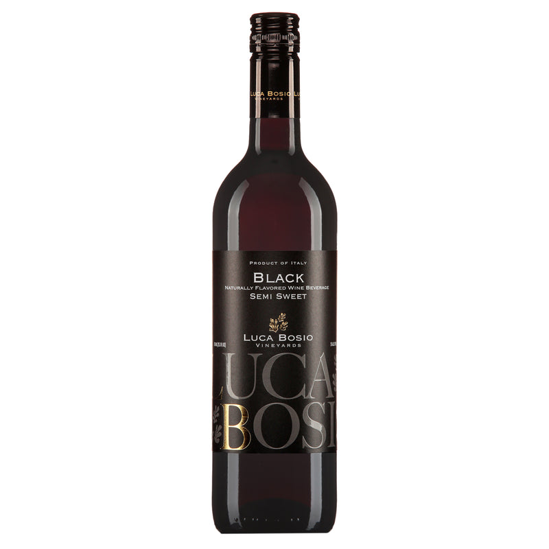 Luca Bosio Dark Black Semi Sweet - Family Wineries Direct