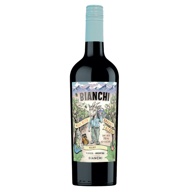 2022 Bianchi Malbec Made with Organic Grapes 12-Bottle Case
